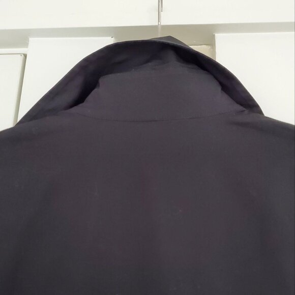 The Limited Stretch Black Long Sleeves Peplum Blouse. Size M - Picture 6 of 8